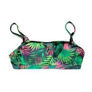 Xhilaration Juniors' Tropical Print Bralette Top Sz L